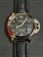 Best Quality Replica Panerai PAM00908 Black Leather Strap Watch 